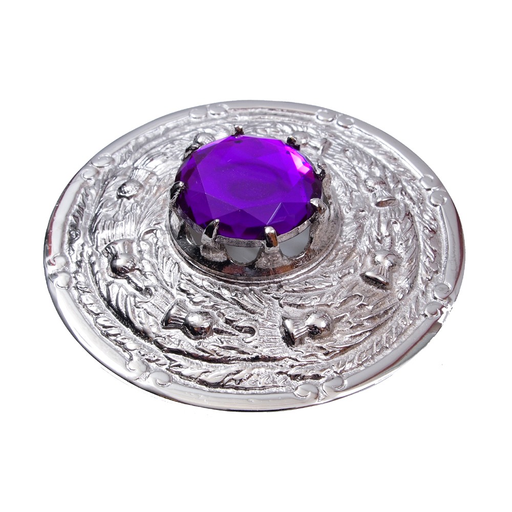Broche pour Plaid - Chardon