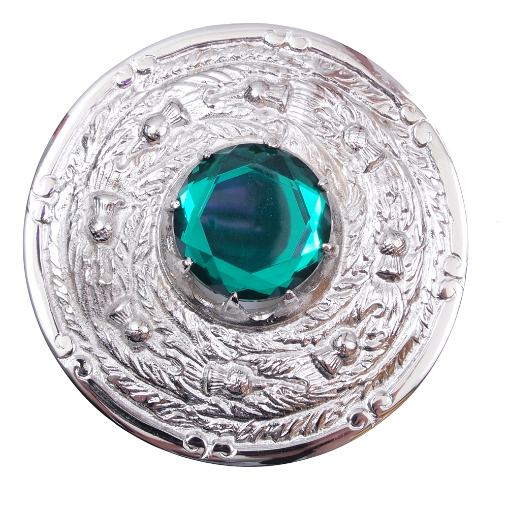 Broche pour Plaid - Chardon