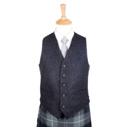 Gilet en Tweed "Charcoal"