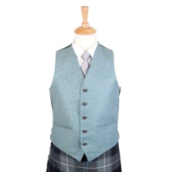 Gilet en Tweed "Lovat Blue"